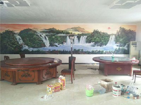 蓬溪墙绘-写实风景