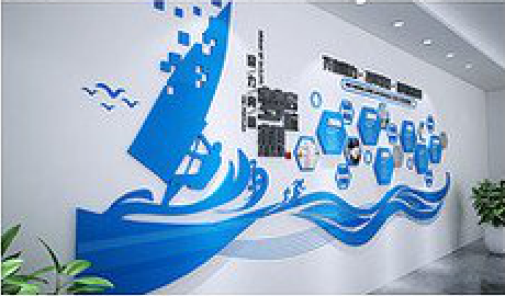 蓬溪海浪主题文化墙如何设计？
