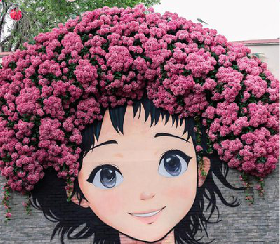 蓬溪墙体彩绘-网红墙打卡