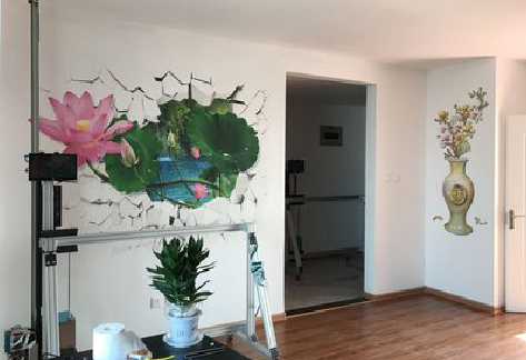 蓬溪墙体彩绘相比墙纸的优势。