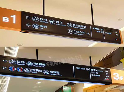 蓬溪如何通过商场标识牌引导客流分布？