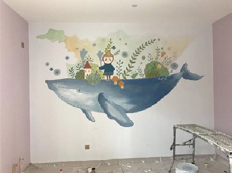 蓬溪手绘墙的特点及优势。